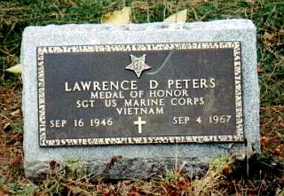 Headstone of Lawrence David Peters