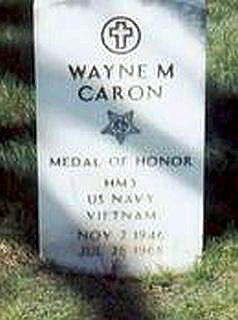 Headstone of Wayne Maurice Caron