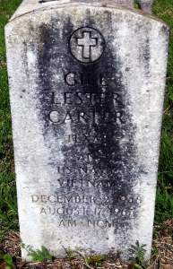 Headstone of Gill Lester Carter
