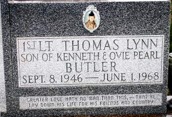 Headstone of Thomas Lynn Butler