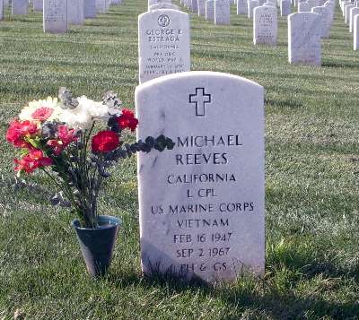 Headstone of Gordon Michael Reeves