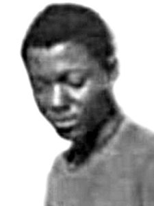 Back of headstone — Sherman Avant