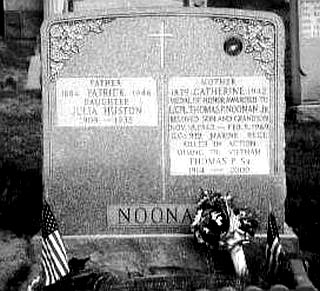 Headstone of Thomas Patrick Noonan