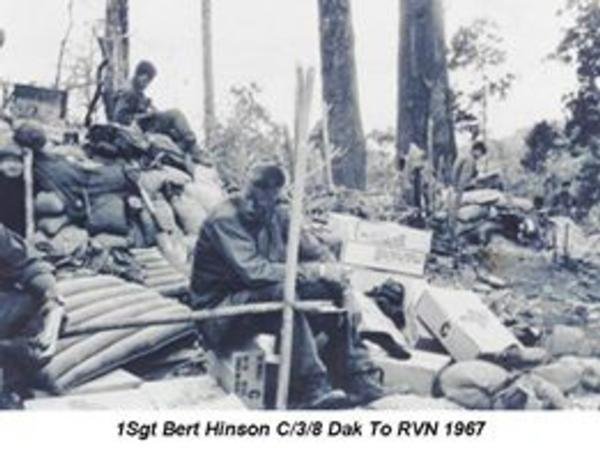 Headstone of Bert Howard Hinson