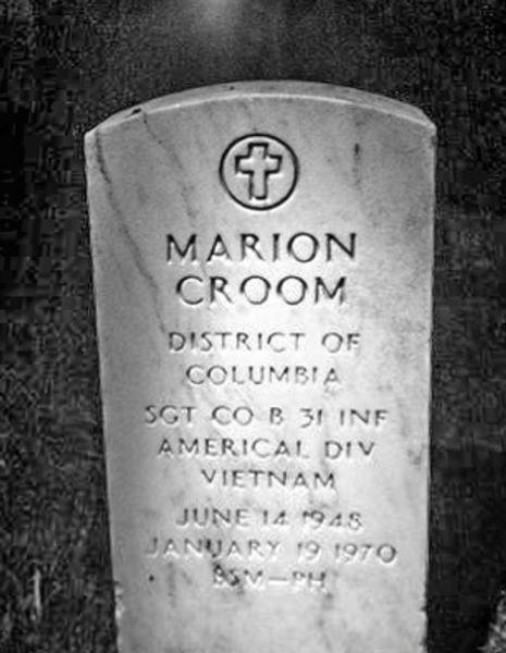 Headstone of Marion Croom Jr.