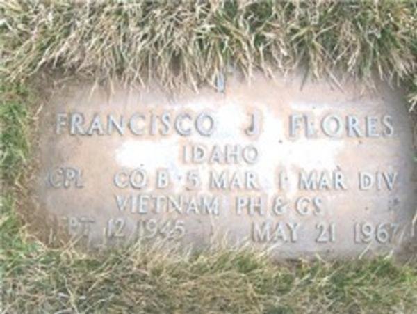 Headstone of Francisco John Flores