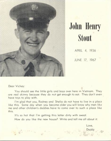 Headstone of John Henry Stout