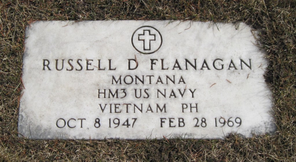 Headstone of Russell David Flanagan