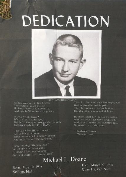 Headstone of Michael Leo Doane