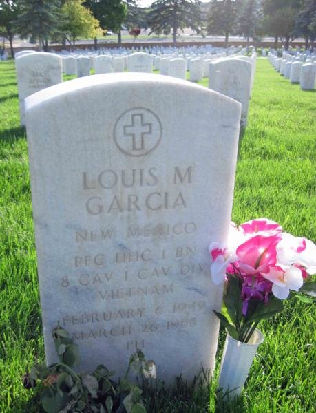 Headstone of Louis Magin Garcia