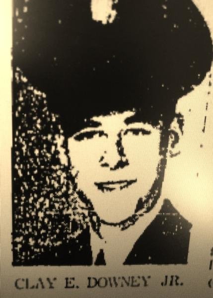 Headstone of Clay Edward Downey