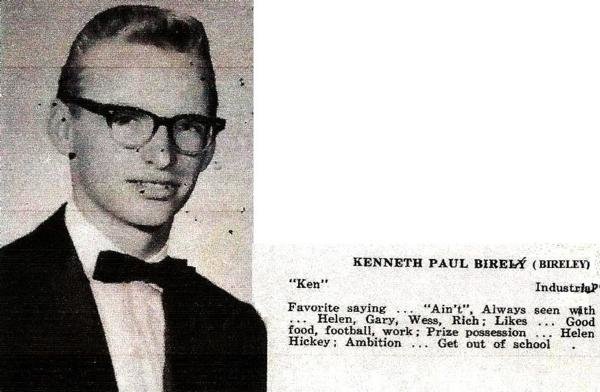 Headstone of Kenneth Paul Bireley