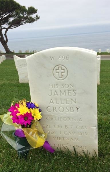 Headstone of James Allen Crosby