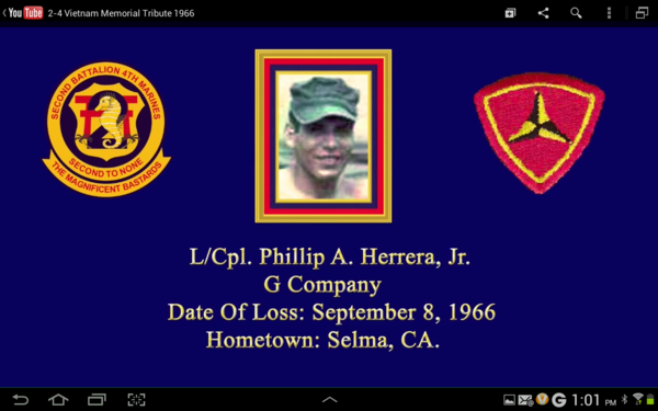 Headstone of Phillip Arnold Herrera Jr.