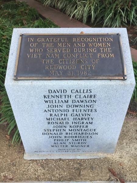 Headstone shared by 3 interments, including John Frederick Downing