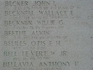 Headstone shared by 5 interments, including John Lester Becker