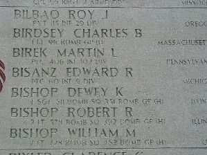 Headstone shared by 6 interments, including Charles Bartlett Birdsey