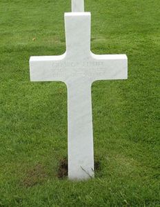 Back of headstone — George Lutife
