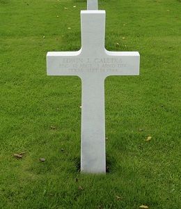 Back of headstone — Edwin Joe Galetka