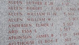 Headstone of William Wahl Allen