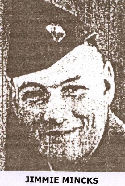 Headstone of Jimmie Lee Mincks