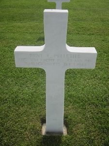 Back of headstone — Rene Roland Pelletier