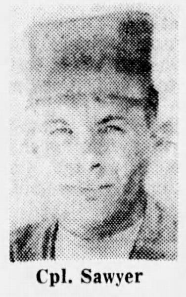 Headstone of Frank W Sawyer Jr.