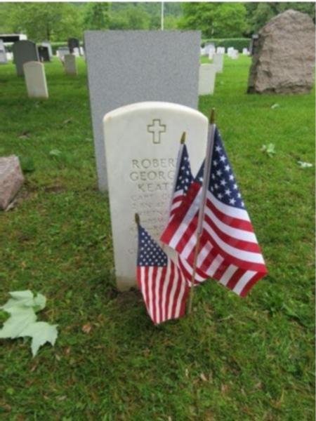 Headstone of Robert George Keats