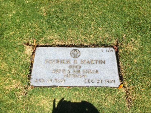 Headstone of Patrick Robert Martin