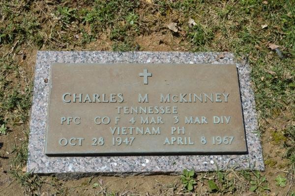 Headstone of Charles Michael McKinney