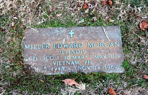 Headstone of Miller Edward Morgan