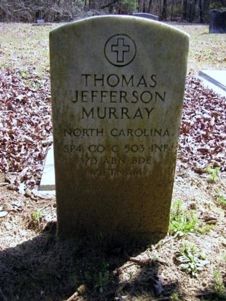 Headstone of Thomas J Murray