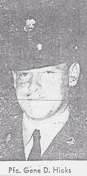 Headstone of Gene Daniel Hicks