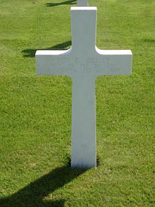 Back of headstone — Ben Frank Jolley