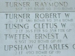 Headstone of Cletus Wellington Tusing