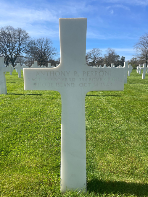 Back of headstone — Anthony Pasquale Perroni