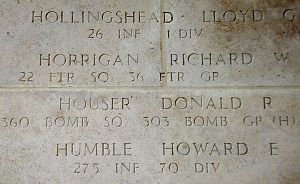Headstone of Howard E Humble