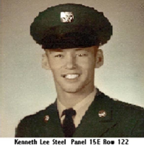 Headstone of Kenneth Lee Steel