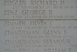 Headstone of Erwin C Zimmer