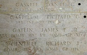 Headstone of James F Gatlin Jr.