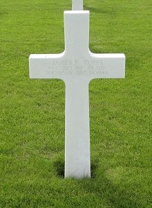 Back of headstone — James Packard Tuffs