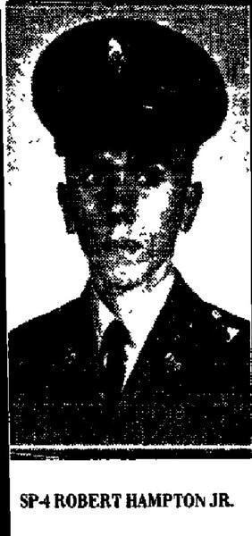 Headstone of Robert Post Hampton Jr.