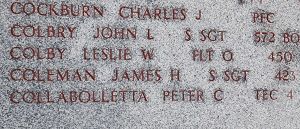 Headstone of James Henry Coleman