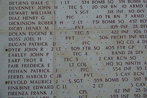 Back of headstone — John Robert Dyer