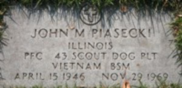 Headstone of John Michael Piasecki