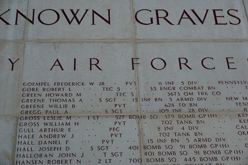 Headstone shared by 8 interments, including Paul Allen Gregg