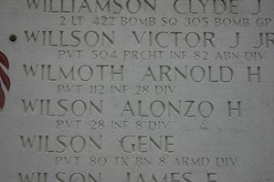 Headstone of Alonzo Huff Wilson Jr.
