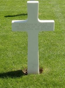 Back of headstone — Rudolph Mathias Dulz