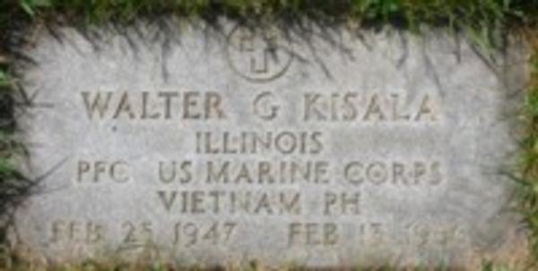 Headstone of Walter Kisala