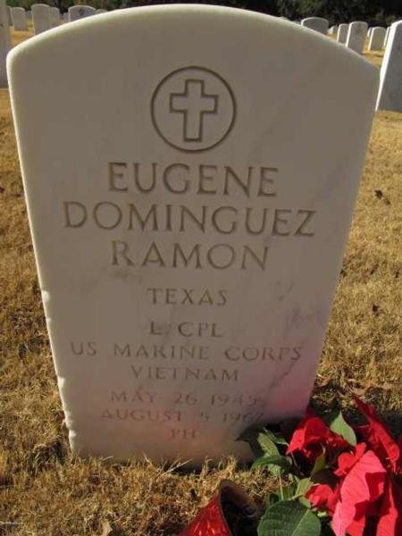 Headstone of Eugene Dominguez Ramon
